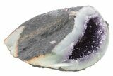 Purple Amethyst Geode with Polished Face - Uruguay #233634-1